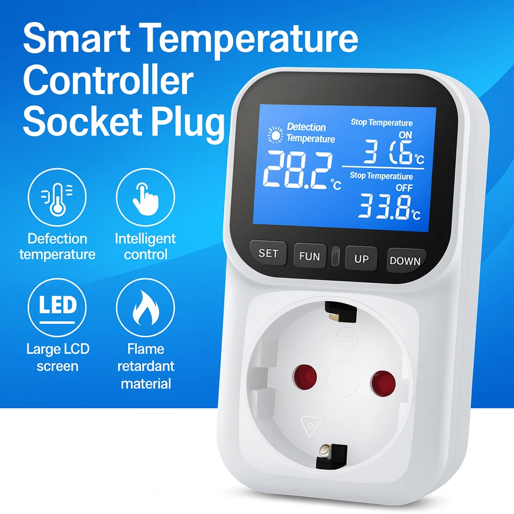 Smart Temperature Controller Plug – Der perfekte Heizungskontroller für zu Hause und Hobby