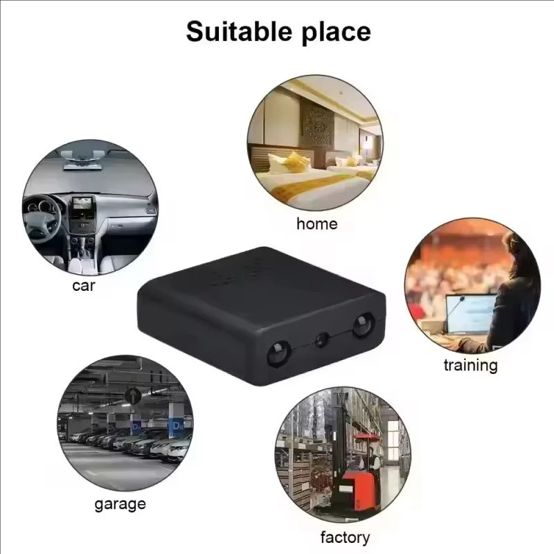 Mini Cámara XD Full HD 4K WiFi con Visión Nocturna, Monitoreo Remoto de Seguridad, Protección del Hogar, Grabadora de Video Impermeable
