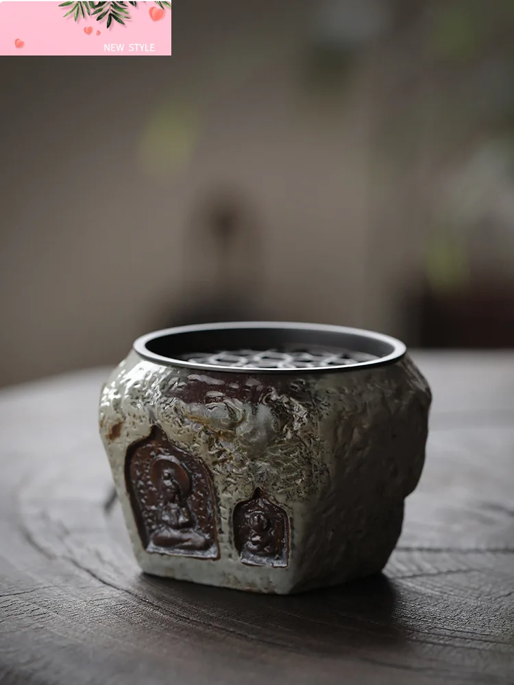 

500 мл Дуньхуан Будда грубый Цзяншуй антикварная чаша для мытья чая щетка для письма шайба чайная пыль цилиндр бочка Chaxi кафе украшение