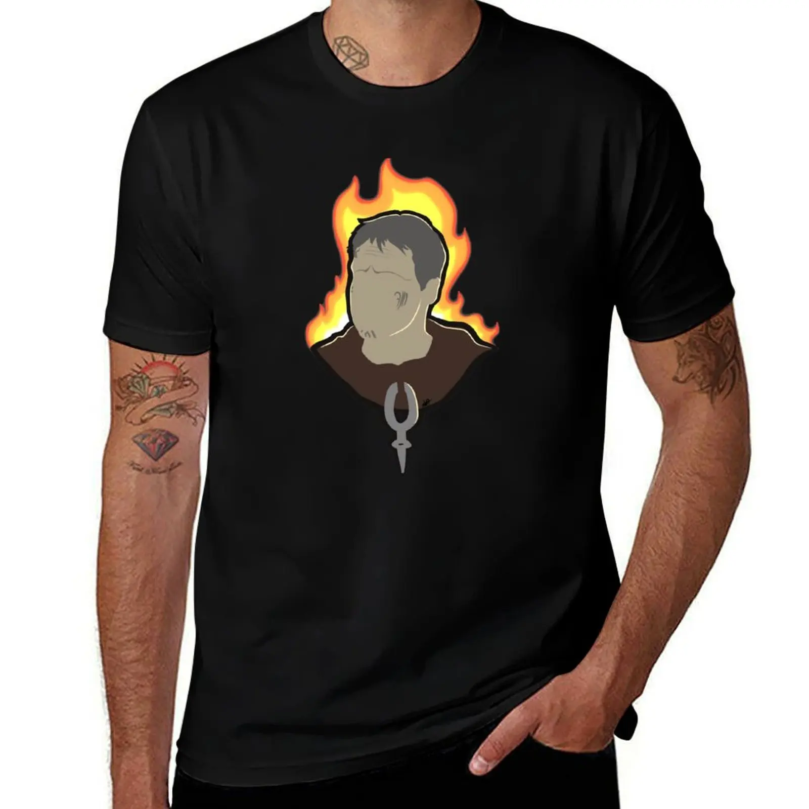 Daniel Jackson, Prior of the Ori (fire version) T-Shirt Athletic Fit Sports Short Sleeve Top