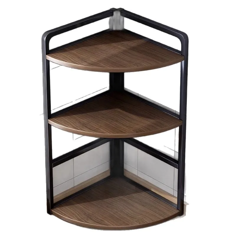 Corner Triangle Kitchen Shelf Countertop Seasoning Rack Corner Seasoning Storage  Multifunctional Seasoning
