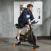 Homcom Exercise Bike Adjustable Resistance Flywheel 8kg 103X48X115Cm