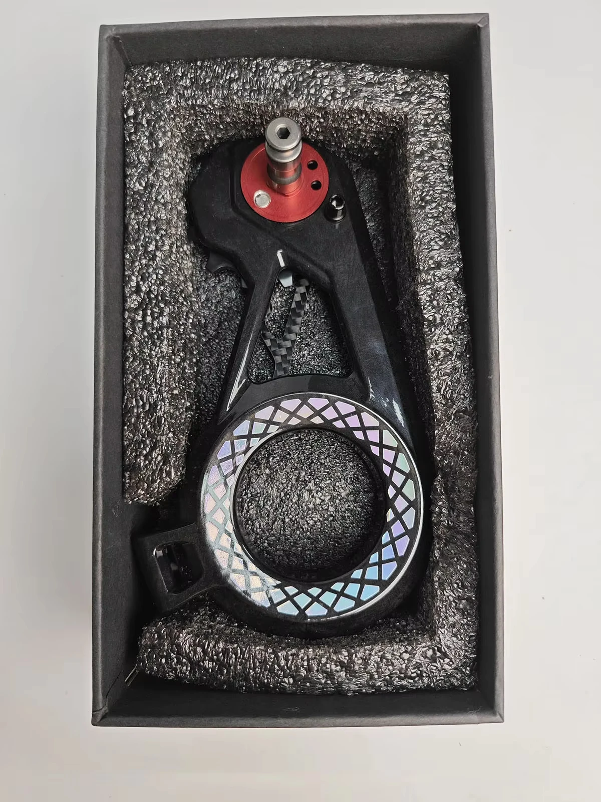 WHEELTOP TX Peak Big Guide 7800 Carbon Fiber Chain Guide Hollow Ceramic Bearing Bicycle Shift Guide for EDS TX view 4