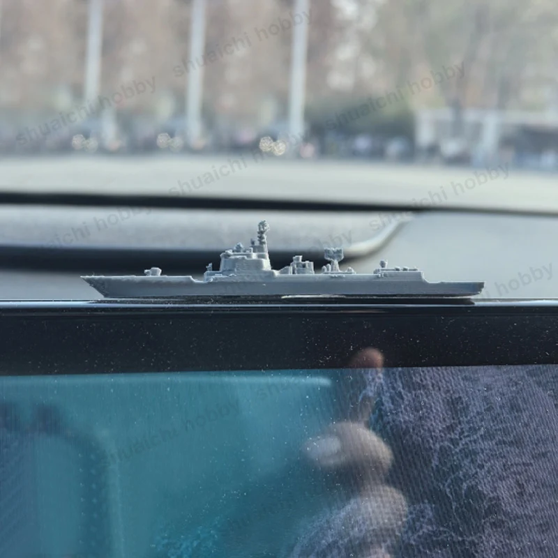 1PCS 1/2000 Scale Destroyer/Frigate Model PLA 3D Printed 052D 055 Warship DIY Landscape Parts for Military Enthusiast Ornament