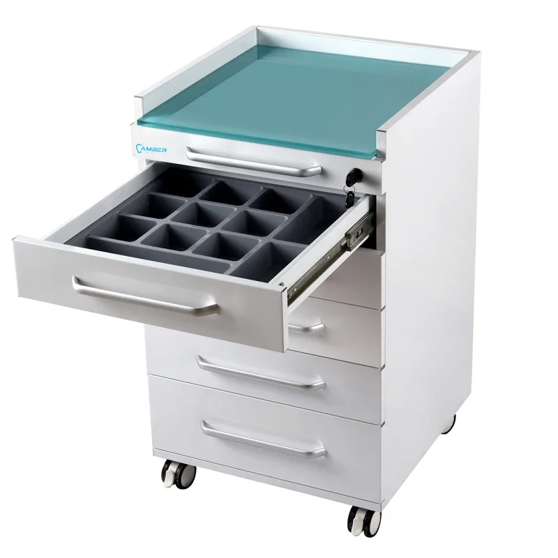 New Fashion Dental Mobile Cabinet Furniture With 5 Drawers