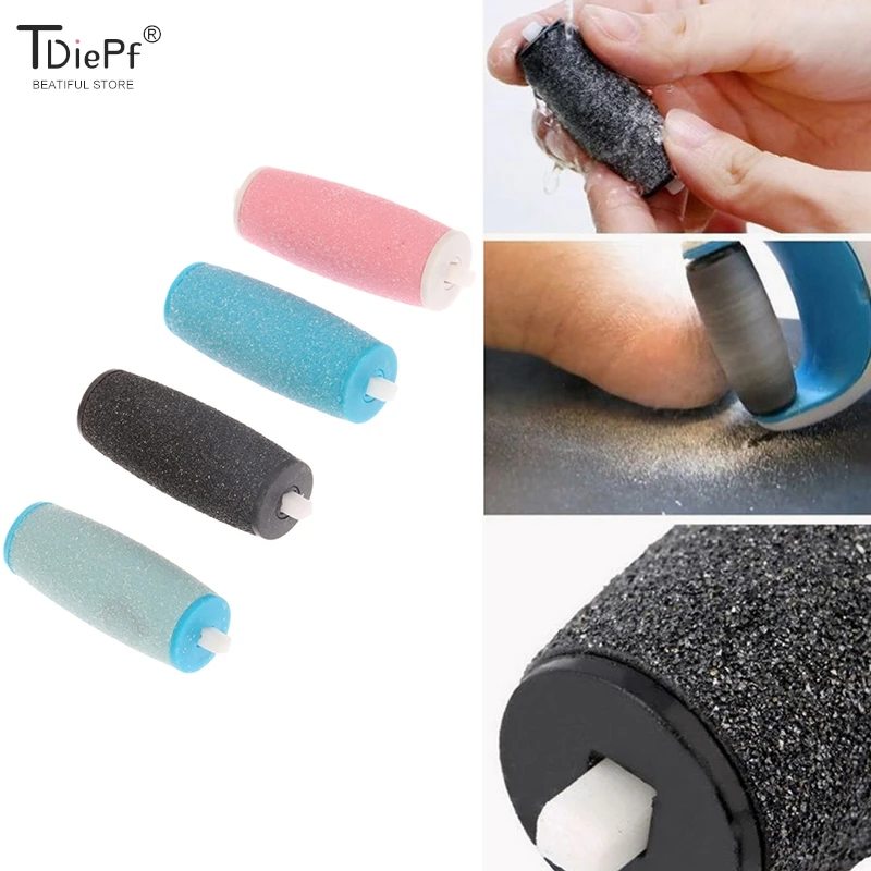 1/4 stücke Fuß schleifer Schleif kopf Ersatz Sandkopf entfernen abgestorbene Haut elektrische Fuß schleifer Pediküre Maschine Fußpflege werkzeuge