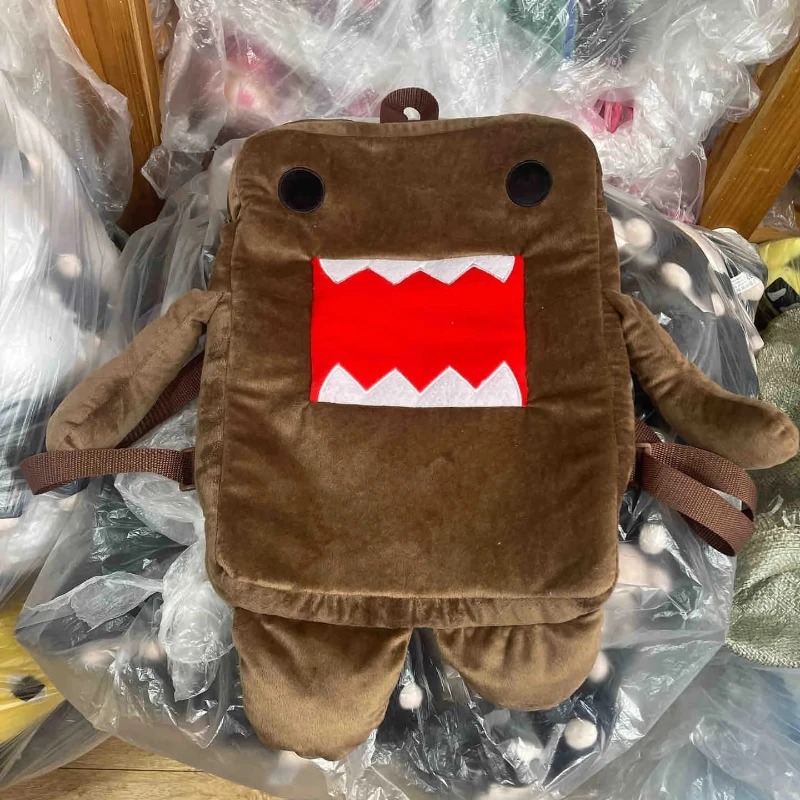 

TreasuringU Domo Kun плюшевый рюкзак коричневая мягкая сумка для женщин мужчин и детей милая маленькая сумка через плечо