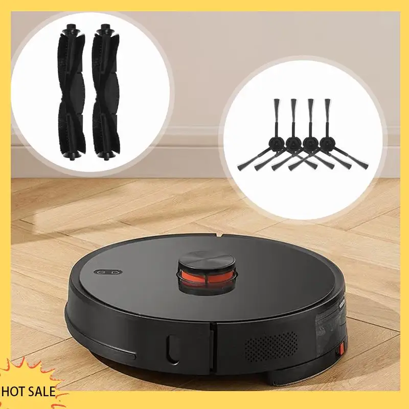 A66Z أكياس الغبار الرئيسية فرشاة جانبية قطع غيار فلتر Hepa لملحقات المكنسة الكهربائية الروبوتية XIAOMI VIOMI S9 #3