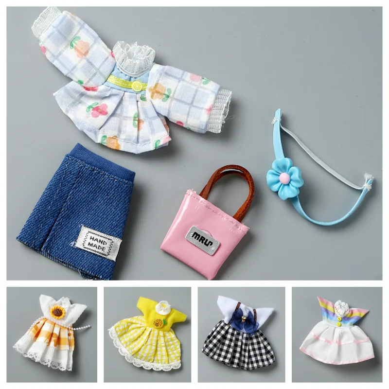 

New Bjd Doll Clothes 17cm Doll Skirt Clothes Doll Accessories Toys for Kids