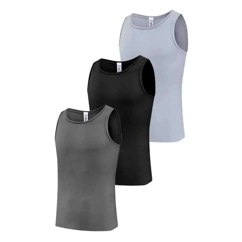 Men's Fitness Vest Tank Jogging Gym Sleeveless Vest Male Basketball Clothing Training Sweatshirt Running Sportswear Bodybuilding