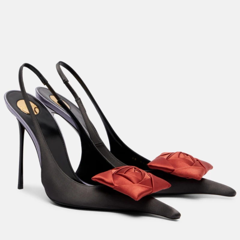 

European AndAmerican Sexy High-heeled Spicygirl Withback Strapand Toe Capsandals,women's Fashion Banquet Shoes,red Wedding Shoes