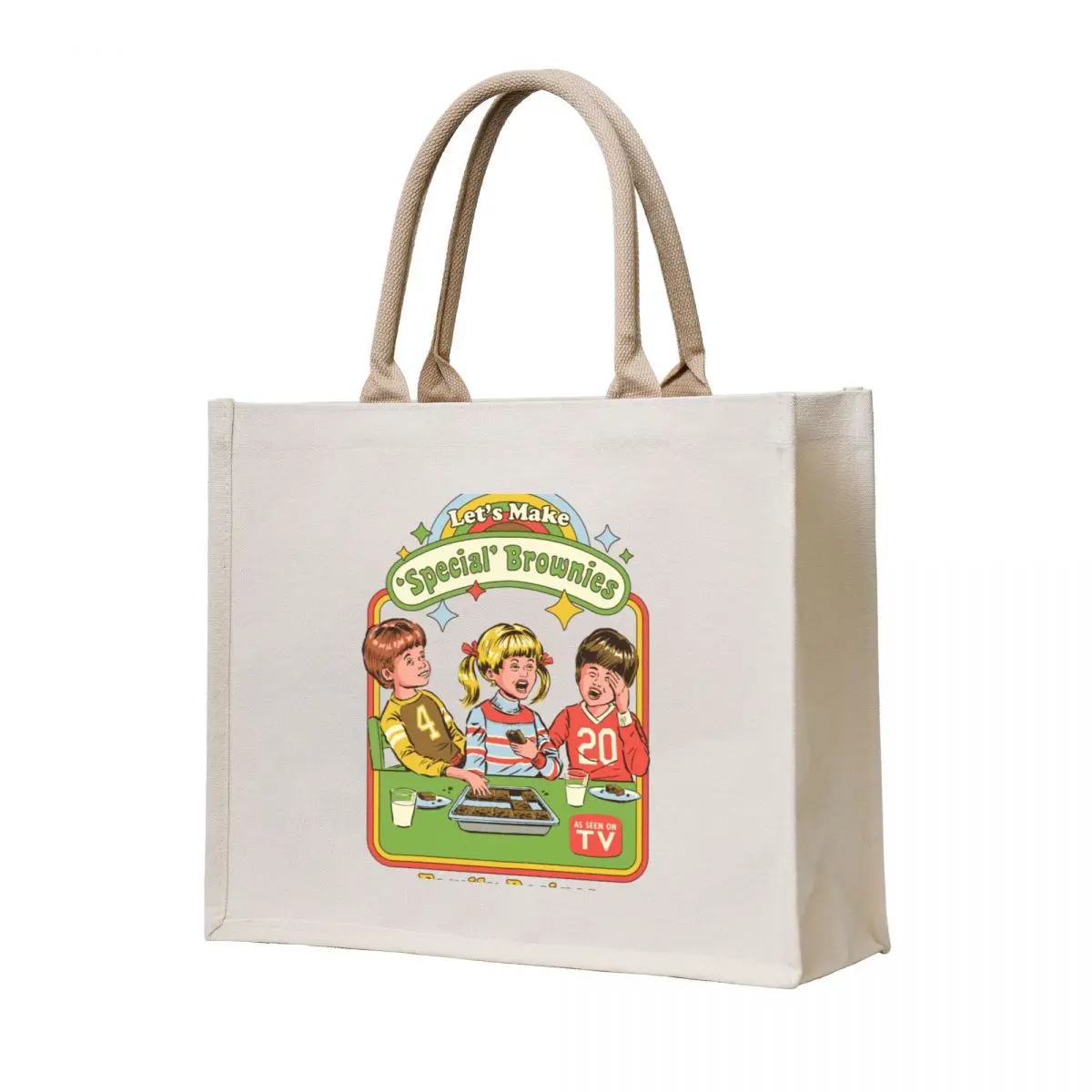 

Let's Make Brownies Tote Bag bags for women custom canvas bag Reusable bags Women's tote bag
