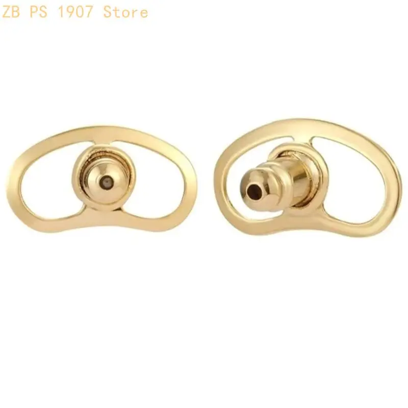 Heavy Earring Support Backs 6pcs Mixed Color Portable Clutches Jewelry Accessory for Enhanced Earlobe Comfort Fits 55KA