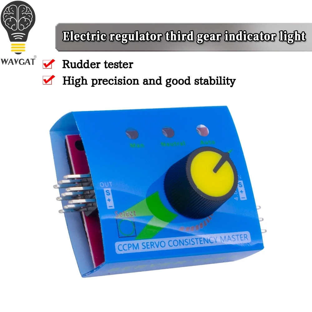 Multi Servo Tester 3CH ECS Consistency Speed Controler Power Channels CCPM Meter For Rc Drone Car Boat Airplane Models