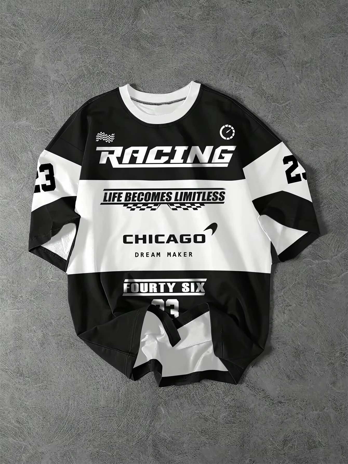 T-shirt unisexe à manches cour - Street Fashion Chicago avis et prix