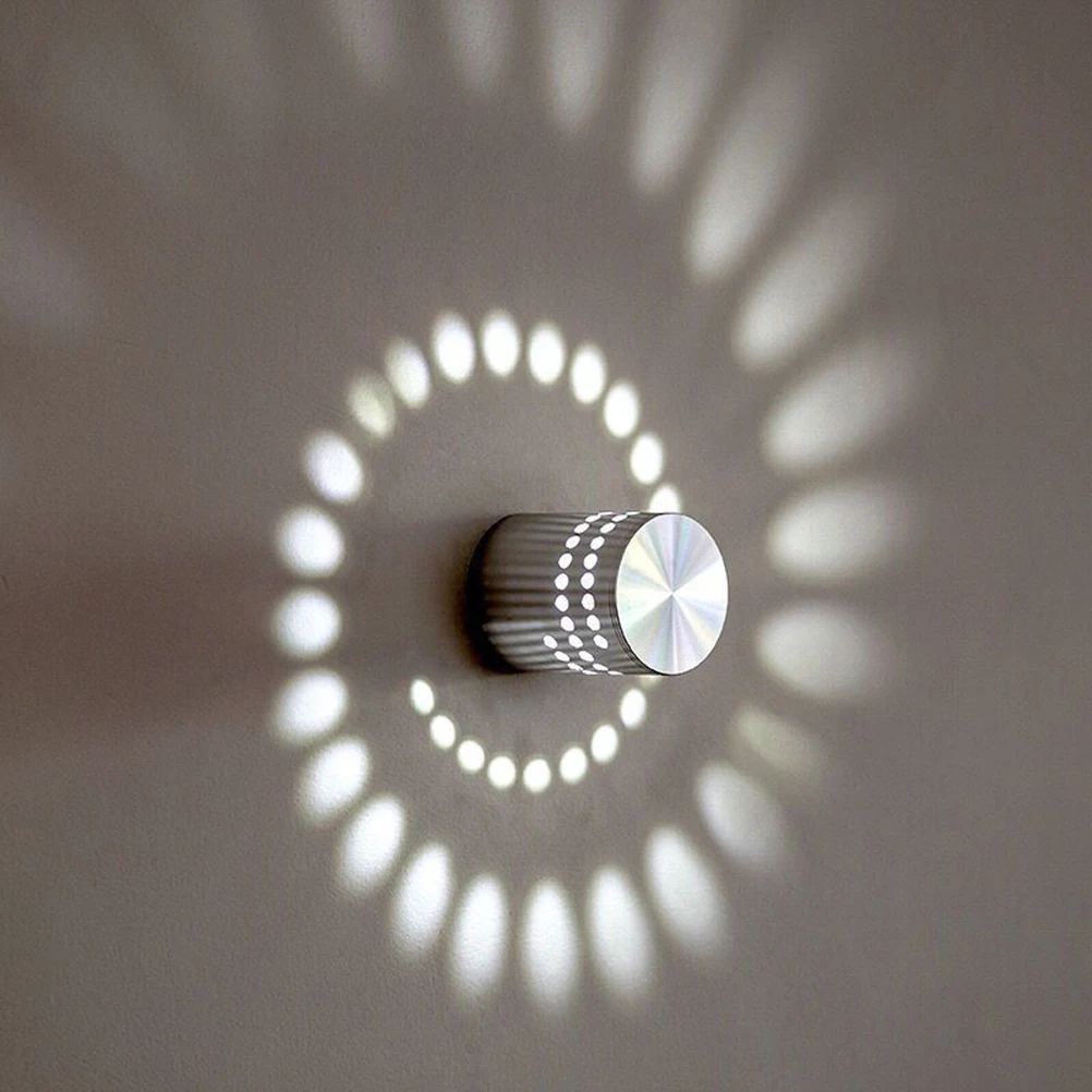 

Creative Led 1W Premium Aluminium Energy-Saving Light For Bar Disco Ktv Decoration Modern Ceiling Lamp White Hole Wall Lamp