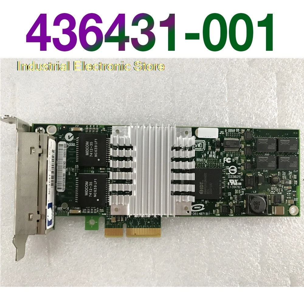 

For HP 4-port Gigabit 9404PT NC364T NIC PCIE server NIC 436431-001