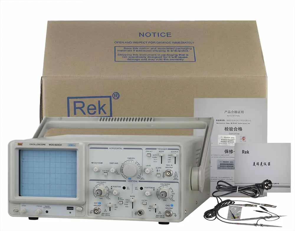 MOS-620CH 20MHz 1mA/div oscilloscop multimetter Dual Trace Digital Oscilloscope analog oscilloscope