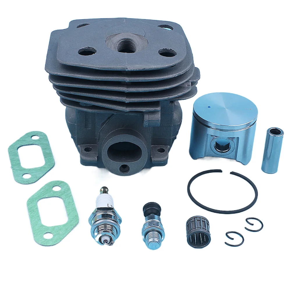 Nikasil Cylinder Piston Gasket Kit For Husqvarna 359 357XP 357 XP EPA Chainsaw 47mm Big Bore Decompression Port 537 15 73-02