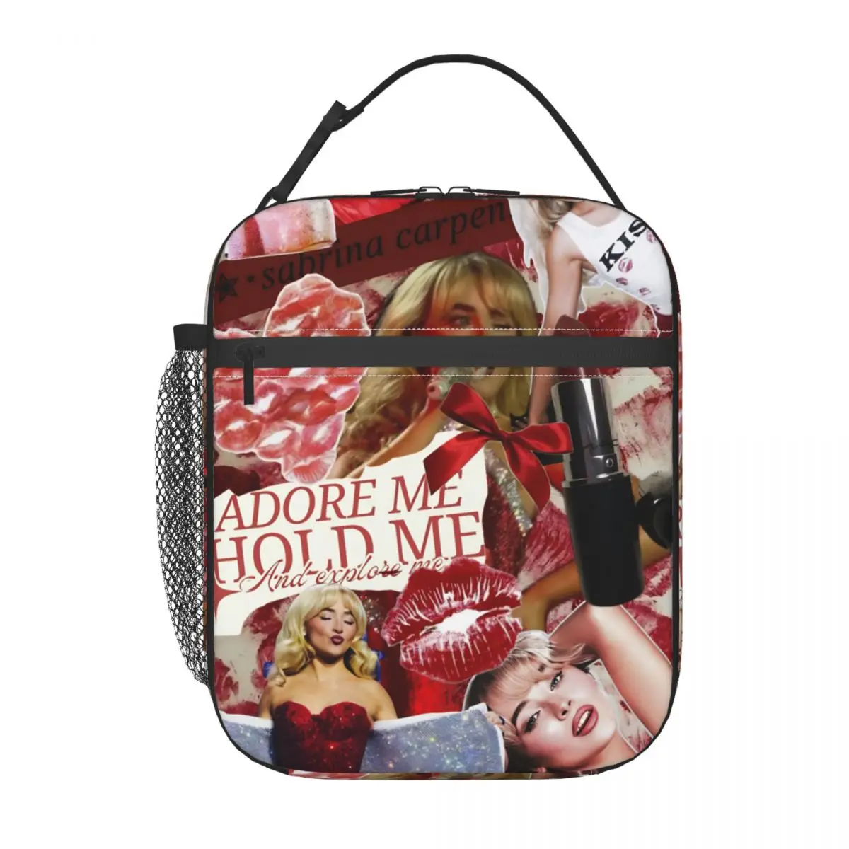 حقيبة غداء معزولة حراريًا من سابرينا كاربنتر للسفر، حقيبة طعام محمولة، صندوق طعام حراري مبرد #3