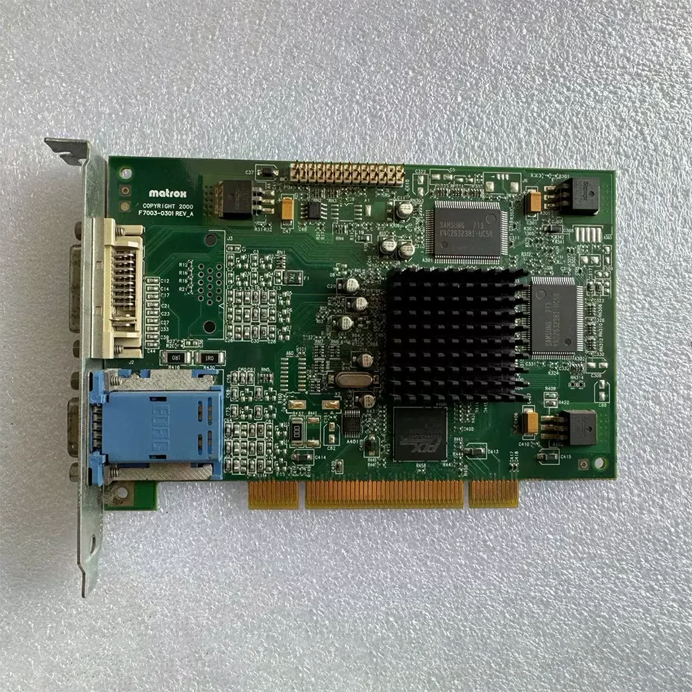 

MATROX G450 G45FMDVP32DB F7003-0301 PCI Industrial Graphics Card DVI03N5853