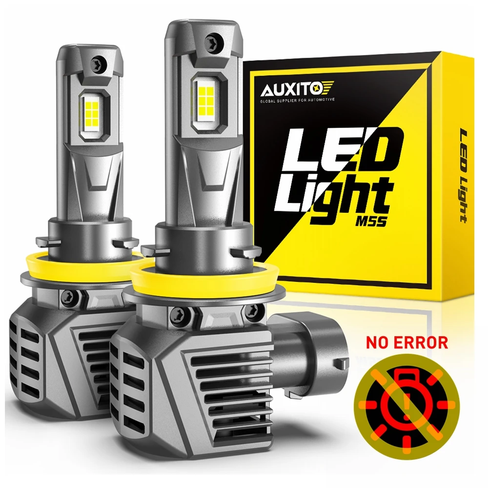 AUXITO 22000LM CANBUS 9005 HB3 9012 HIR2 LED Headlight Turbo H11 H8 H9 H16JP LED Head Lights Bulb No Error Super Bright 120W 12V