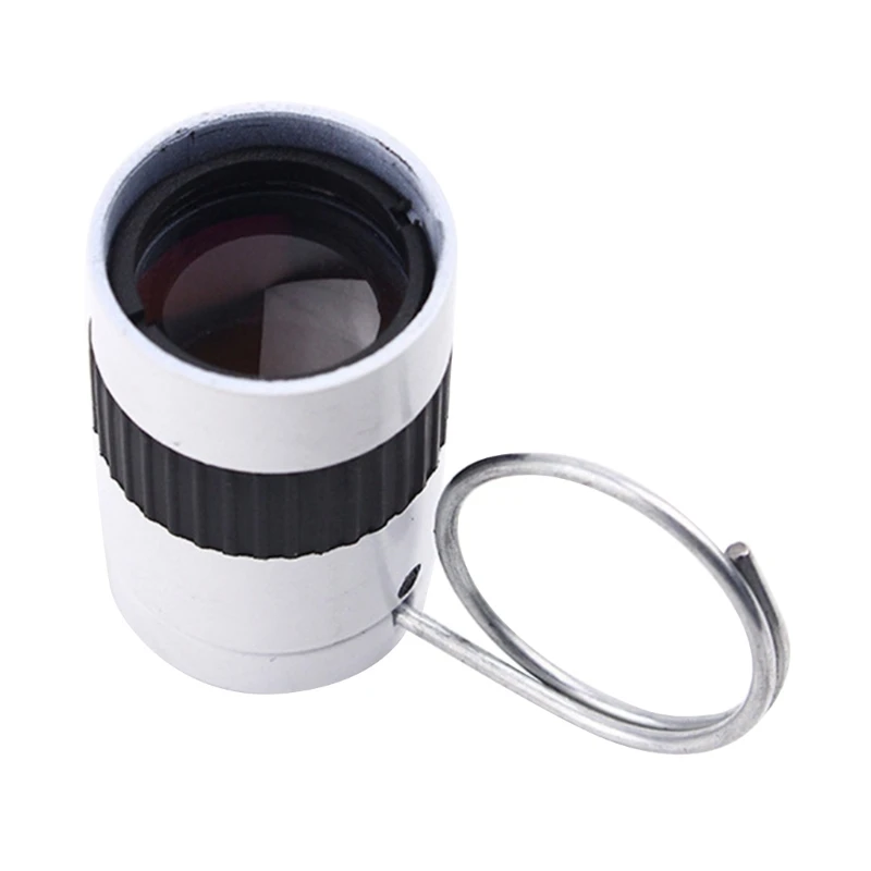 Monocular 2.5 Ratio Scope Waterproof for Observing Stamps Miniature Finger Buckle