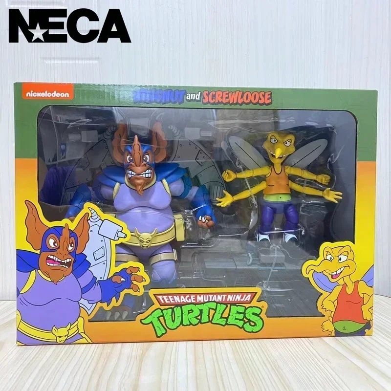 

In Stock Authentic Neca 54198 Ninja Turtle Little Evil Warcraft Vs Screw Mosquito Action Figure Collection Model Toy Gift