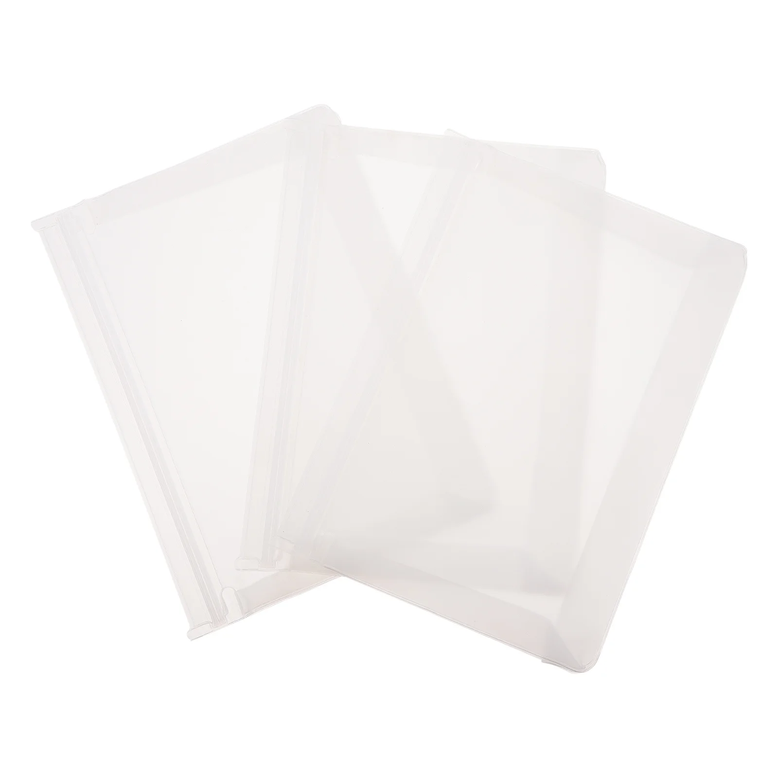 

3Pcs Freshness Protection Bread Storage Bags Reclosable Resealable Snack Food Packing Translucent Self-Adhesive Package