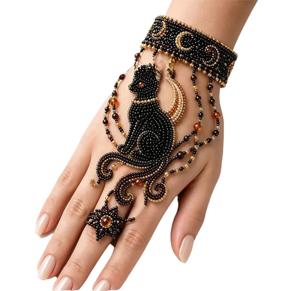 Animal Design Animal Shaped Bracelet Beginner-Friendly Non-Finished Products Beaded Bracelet Kit Hand Jewelry Craft