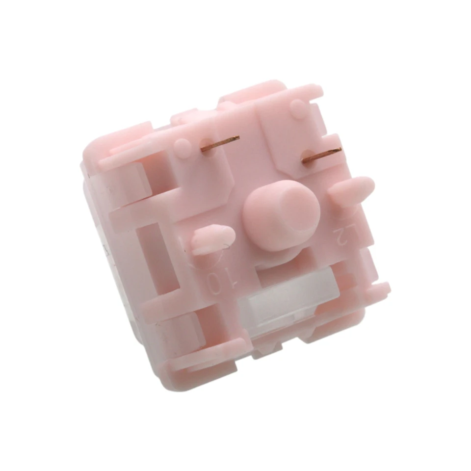 Peach Pink Silent Linear 42g Hotswap Switches 100pcs