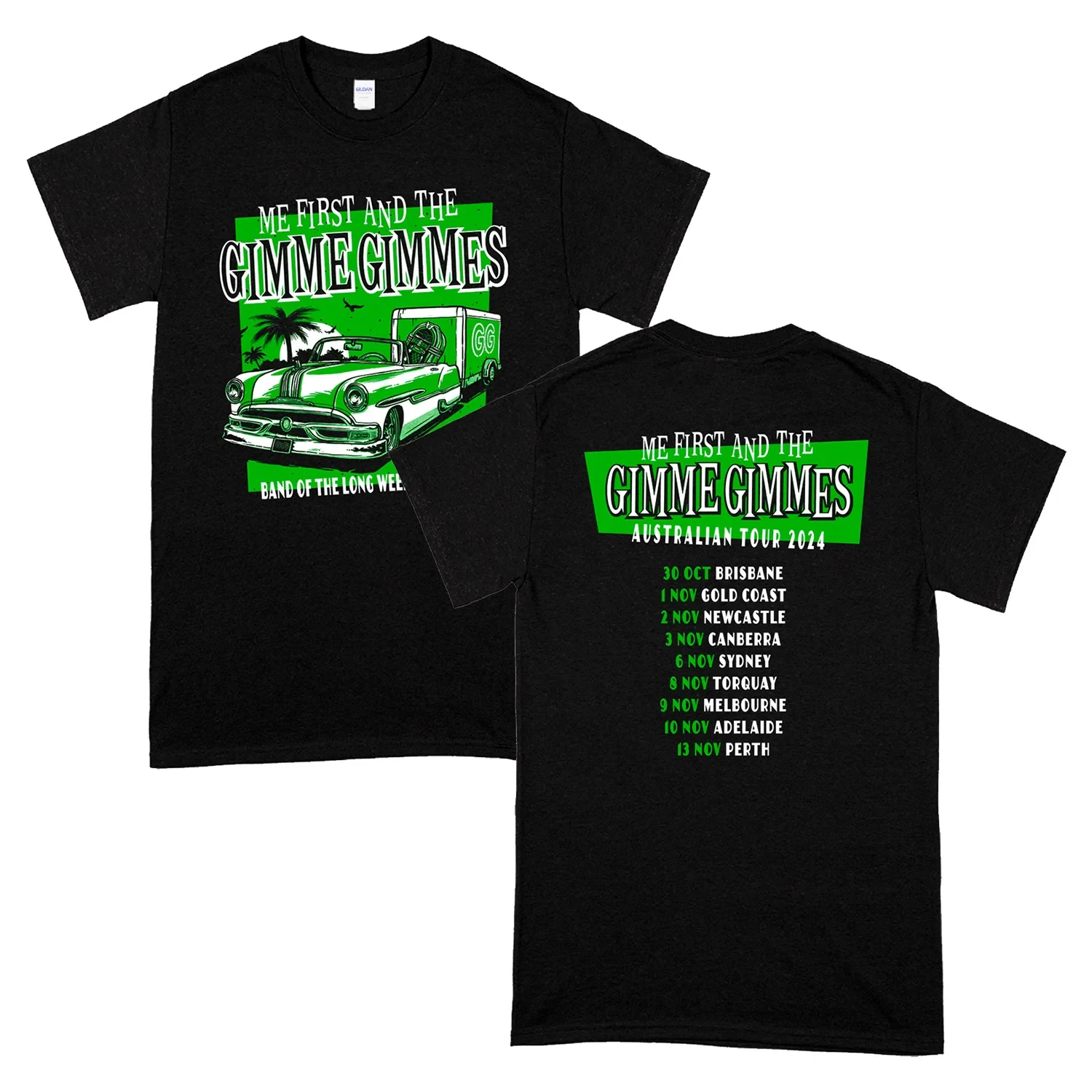 Me First and The Gimme Gimmes Band Men's T-Shirts Printed Unisex Short Sleeve T Shirt Fashion Cotton T Shirt Summer Tops Hip Hop