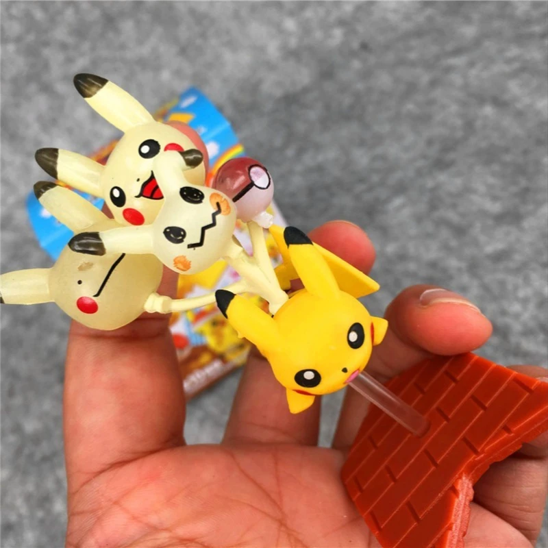 pokemon-centro-verao-beira-mar-pikachu-desfile-edicao-q-versao-figuras-de-acao-personagem-dos-desenhos-animados-ornamentos-de-mesa-colecionaveis
