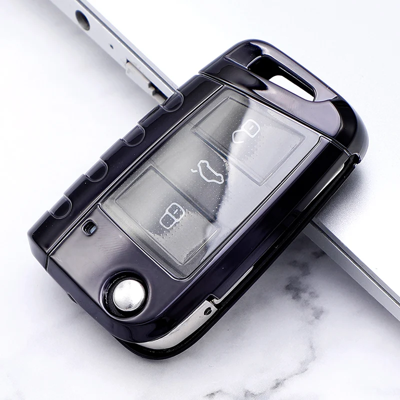 

Car Key Case for Volkswagen Vw Teramont Touran L Lamando Golf 7 6 Mk7 GTI Sportsvan Polo Caddy Sharan Vw Passat B6 B8 Scirocco