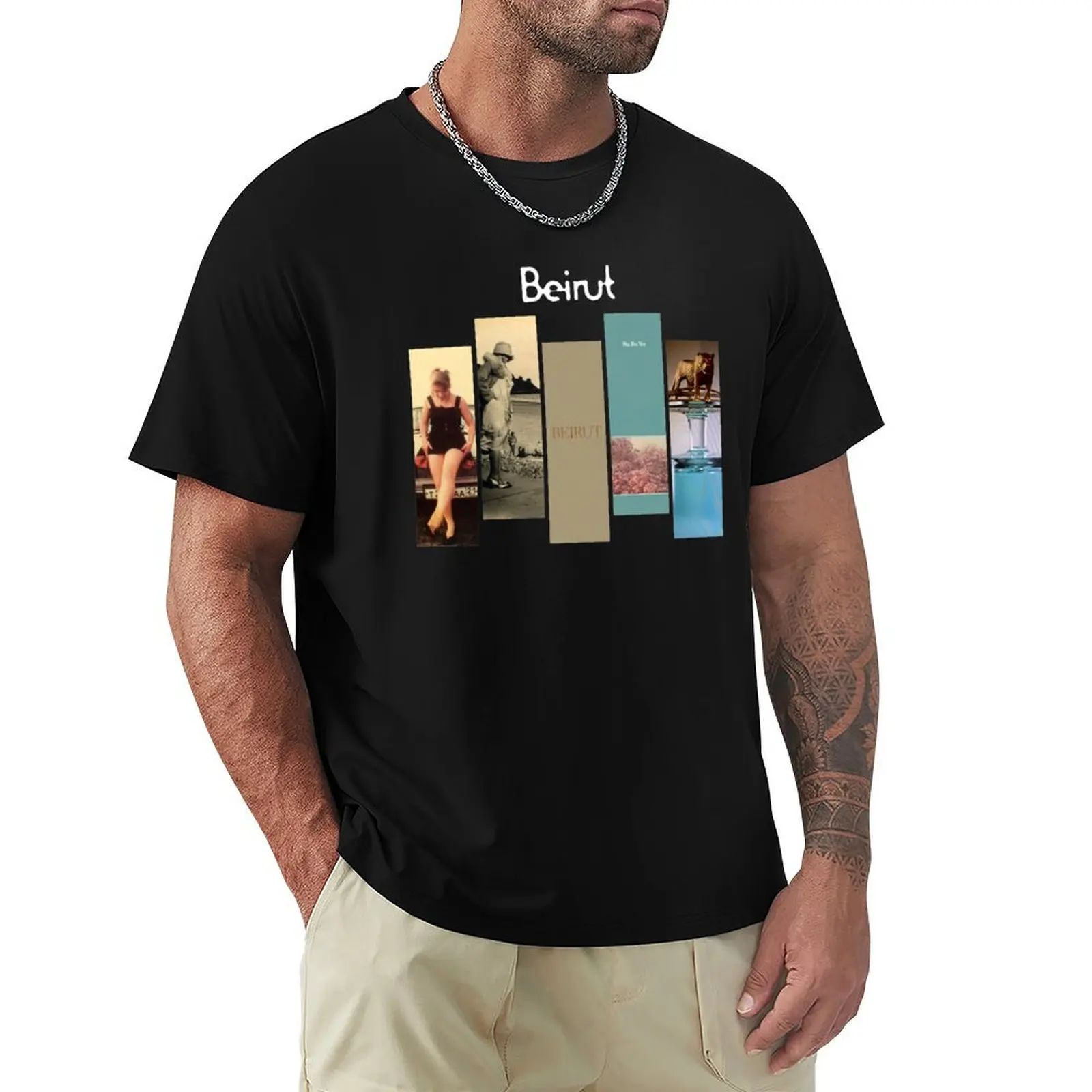 Beirut Discography T-Shirt Plus Size All Match Tee Shirt