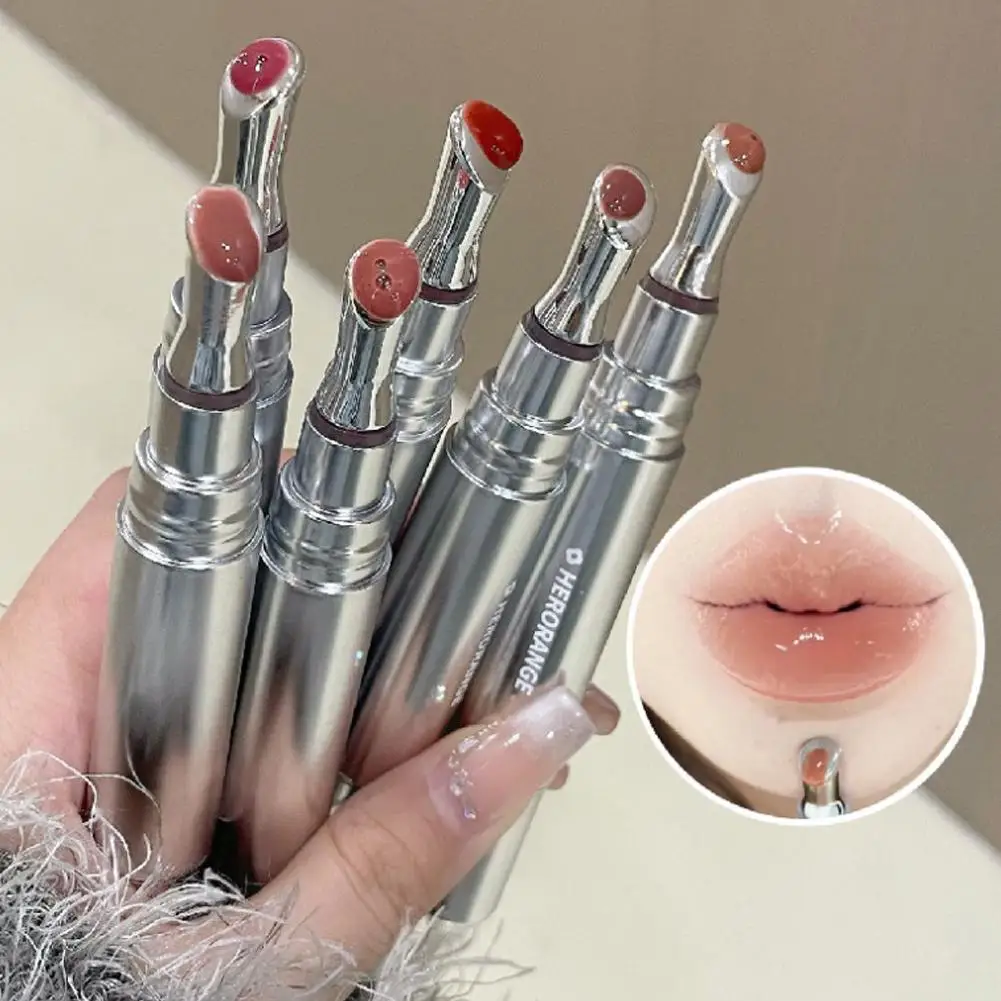 Spiegelnder wässriger Lipgloss, flüssiger Lippenstift, Jelly Lip Glaze, reduziert Lippenfältchen, wasserleichtes Jelly-Make-up, feuchtigkeitsspendender Lippentint