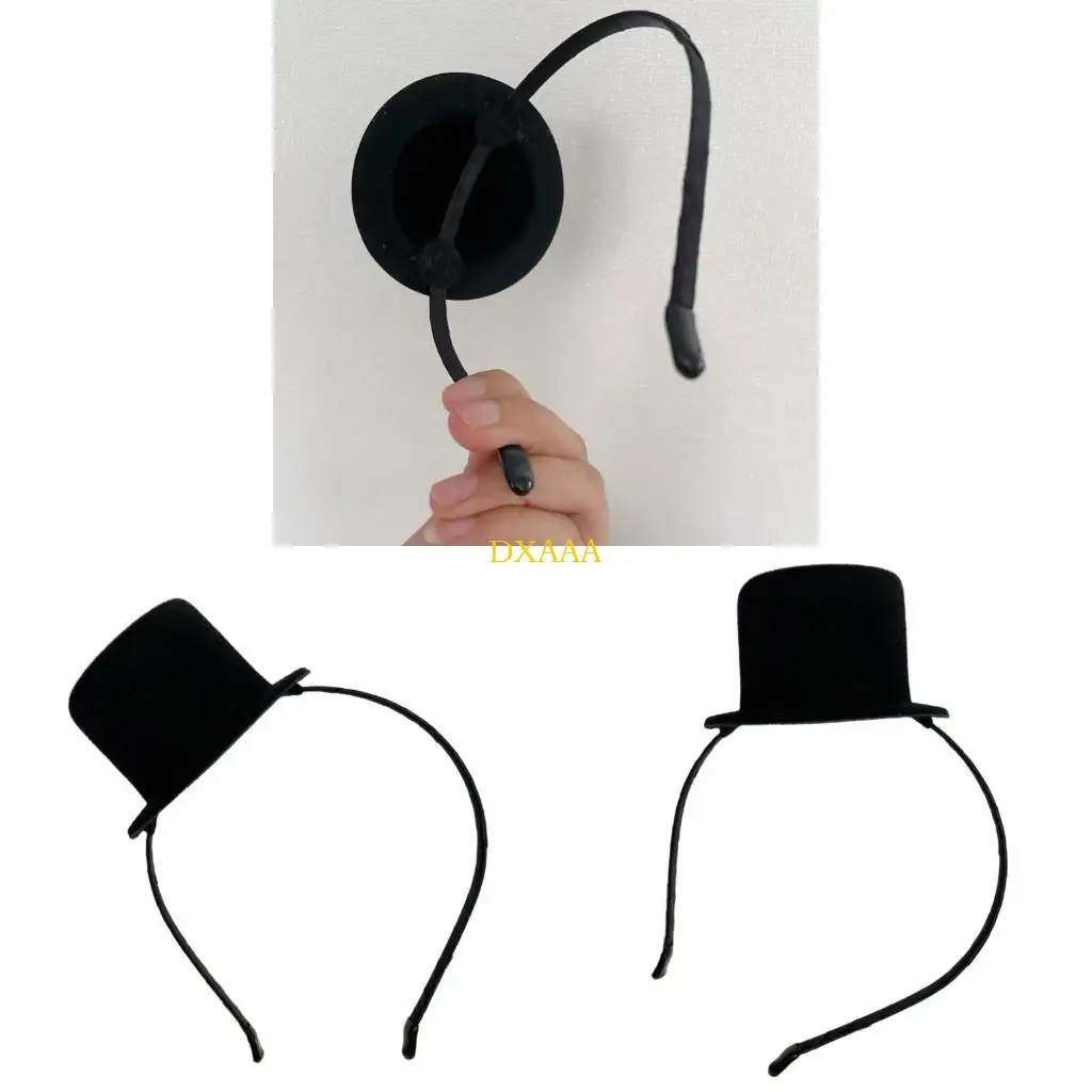 DXAA Novelties Womens Mini Top Stirnband Teas Party Kopfbedecker Kopfbedeckung Halloween Cosplay Kostümzubehör