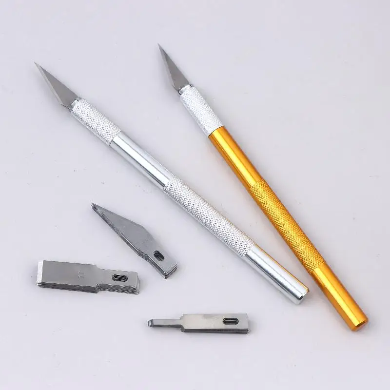 Glue Removal And Scraping Blades, Flat-edged Scalpel, 5, 11, 17# BSD Engraving Knife, Repair And Film Application Hand Knife