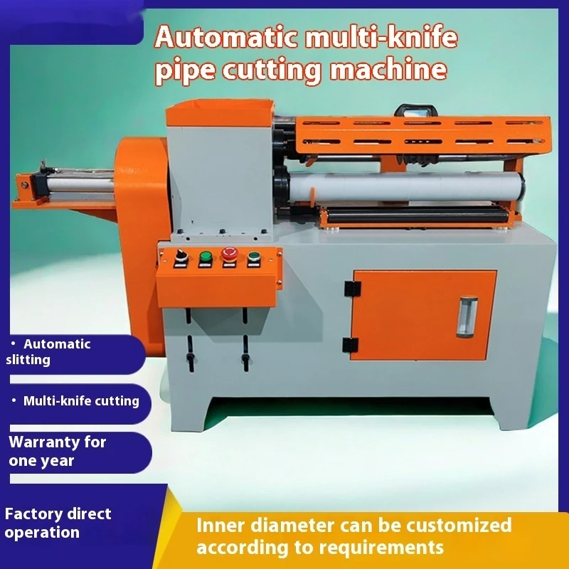 Automatic Multi Blade Core Rubber Paper Tube Cutting Machine Tape Tube Cutter