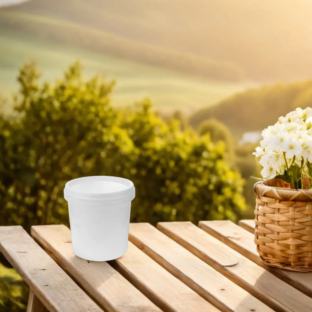 

Набор из 3 пластиковых ведер: пищевые, утолщенные, для хранения, сверхпрочные, с крышками, маленькие ведра для кухни, уборки, кемпинга и использования на улице