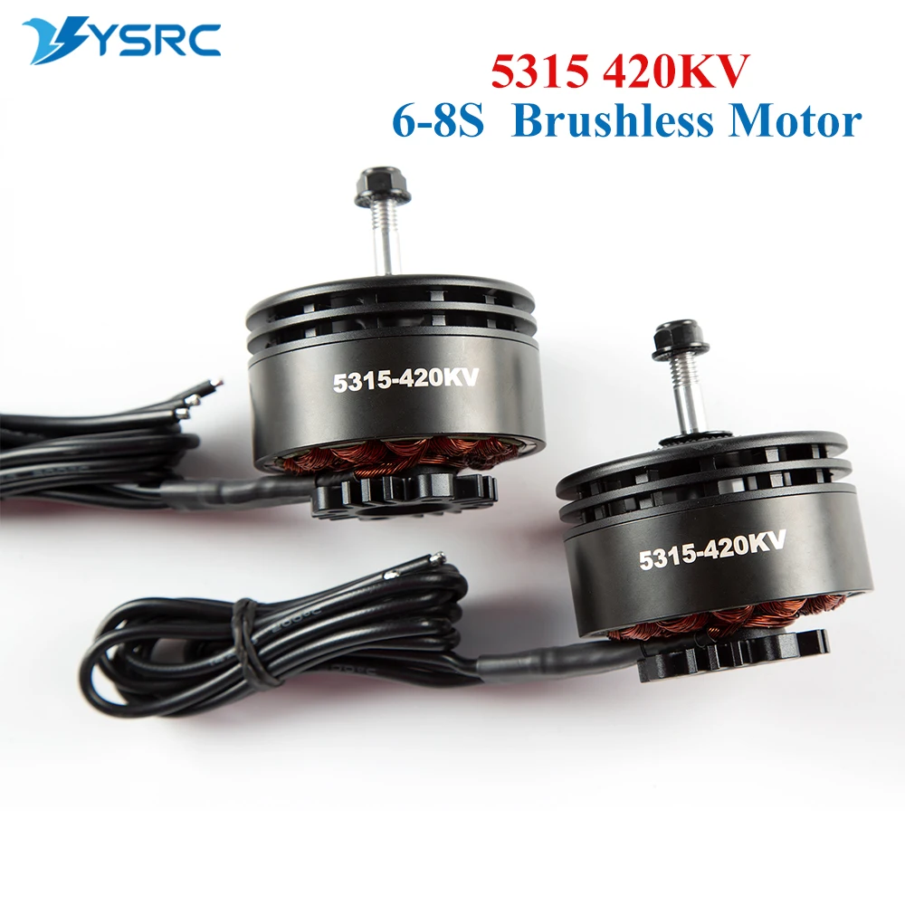

Бесколлекторный двигатель RC FPV 5315 420KV 6-8S с 12 слотами для DIY-дронов, моделей 15/16 дюймов, для FPV-дронов дальнего радиуса действия / рам для дронов