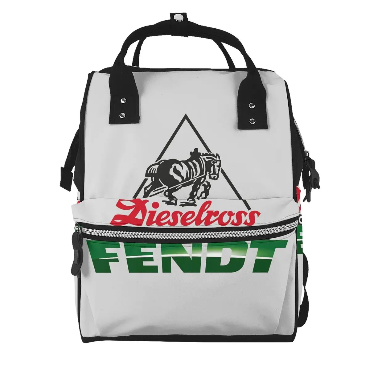 German Tractors Fendt Student Backpack School Bag Hiking Travel Daypack for Men Women Bookbag Shoulder Bags