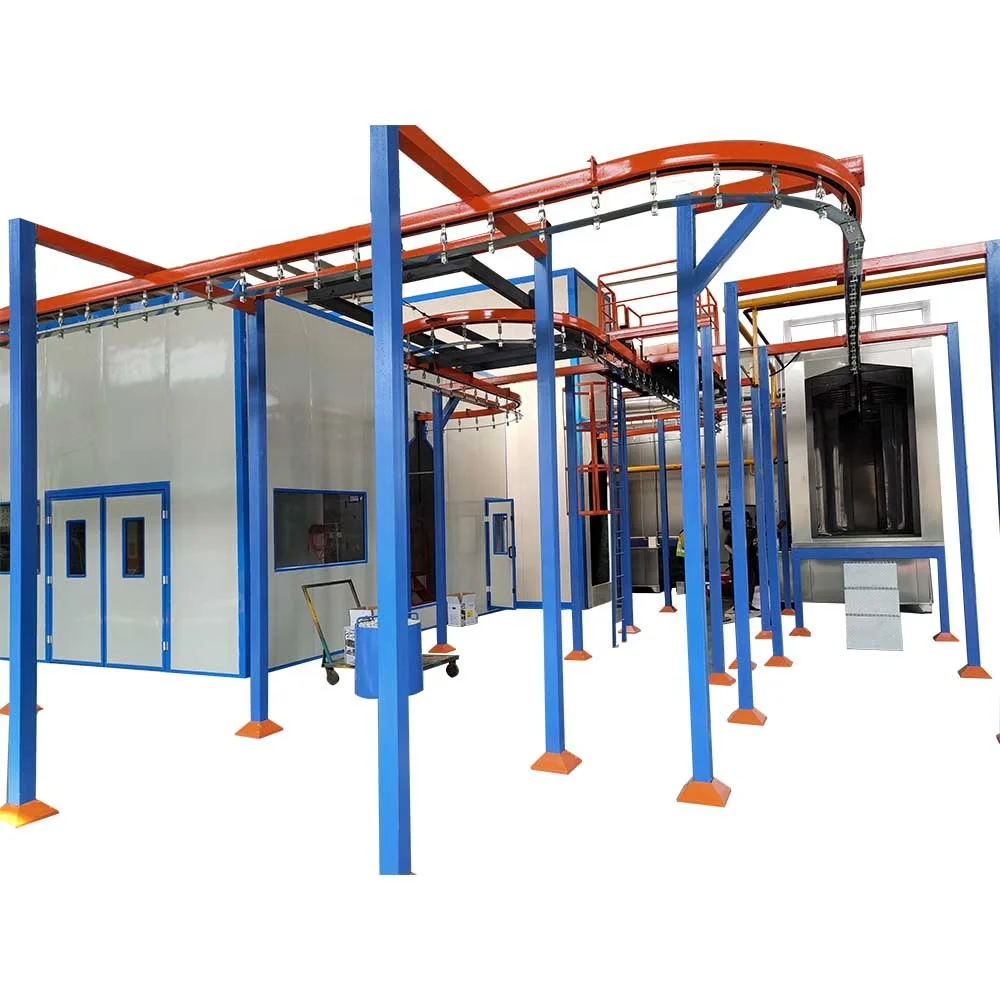 2024 New Hot Wheels Powder Coating Machine with Oven Booth Powder Coating  Rims Repair Coating Tool