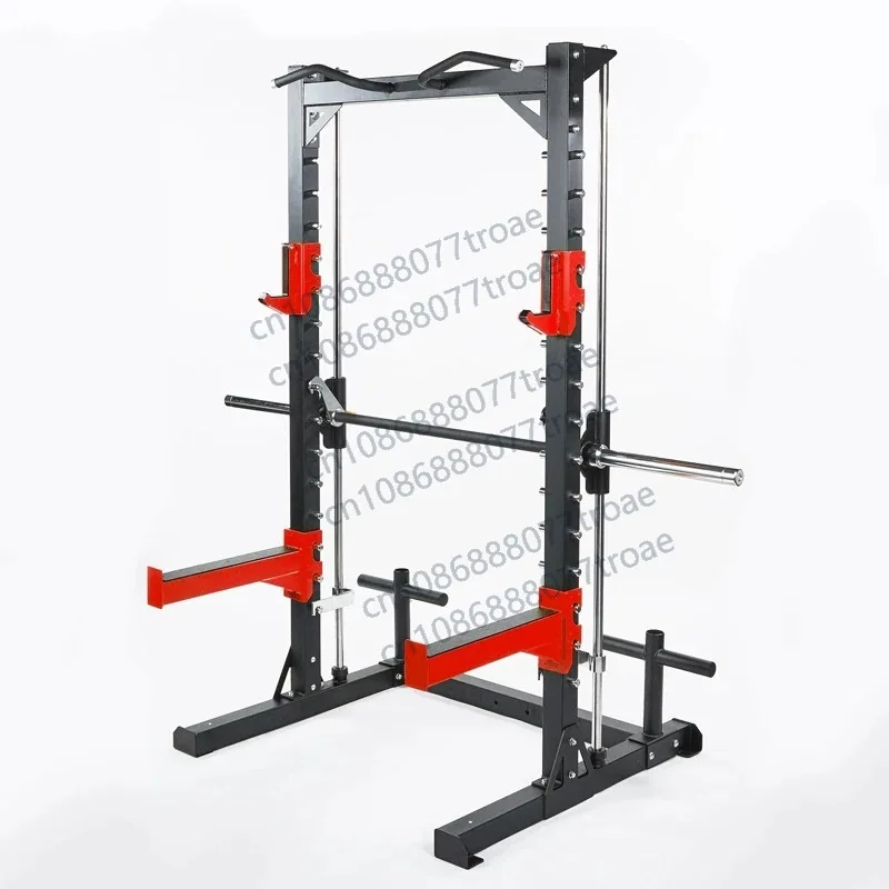 Half frame squat frame, multi-functional gantry frame combination of fitness equipment