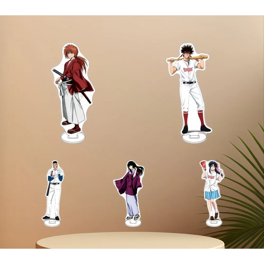 

Diy Rurouni Kenshin Anime Peripherals Acrylic Board Figure Stand Model Cartoon Two-dimensional Desktop Ornament Holiday Gifts