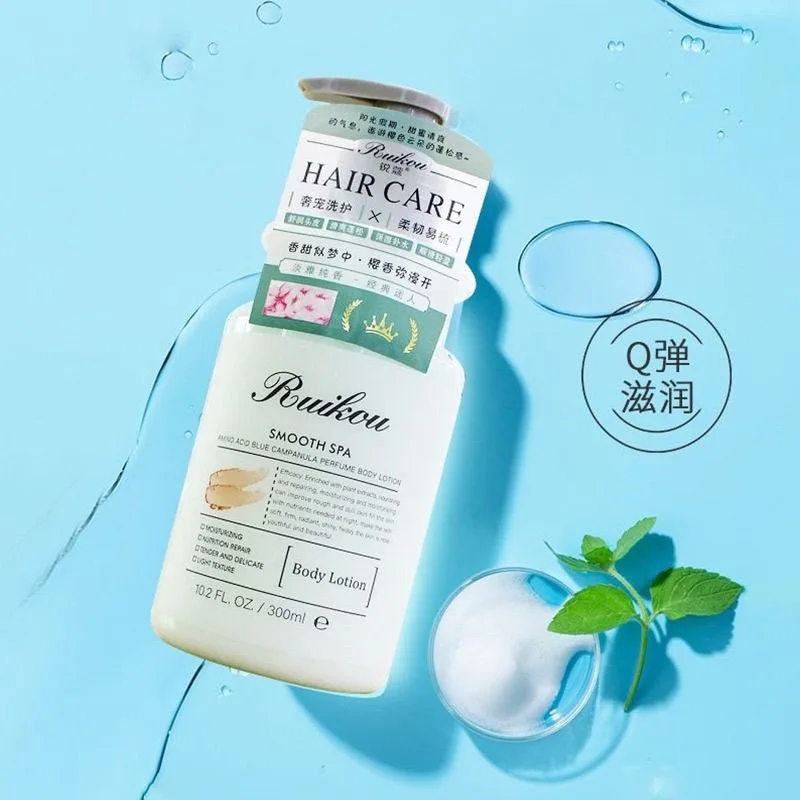 Bluebell Perfume Body Lotion with Niacinamide B5 Skin Smoothing Brightening Non-Greasy Fast Absorbing Brightening Body Butter