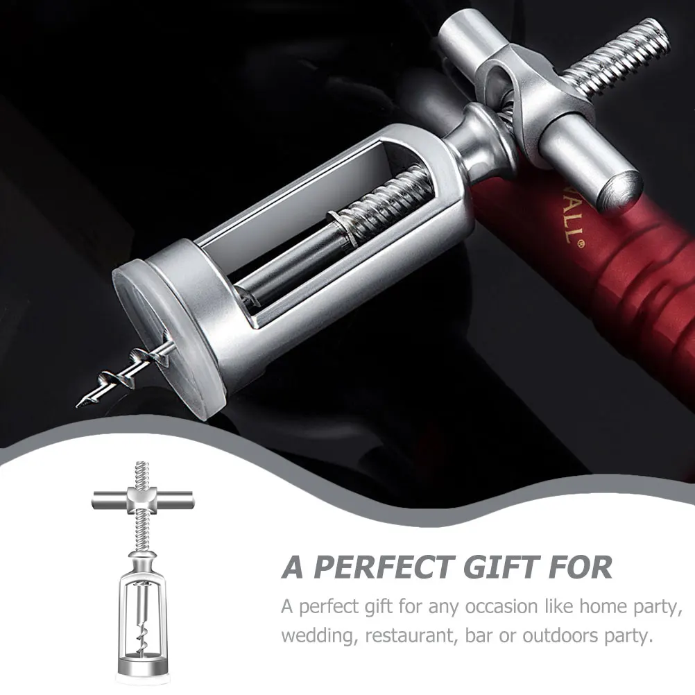 

Штопор для бутылок красного вина, крестообразный, многофункциональный, ручной, для дома, бара, вечеринок