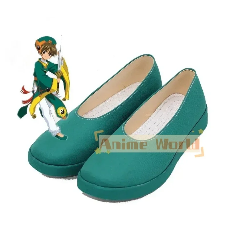 LI SYAORAN Cosplay Shoes Anime Card Captor Sakura Cosplay Prop Halloween Carnival Boots PU Leather Shoes Custom Made