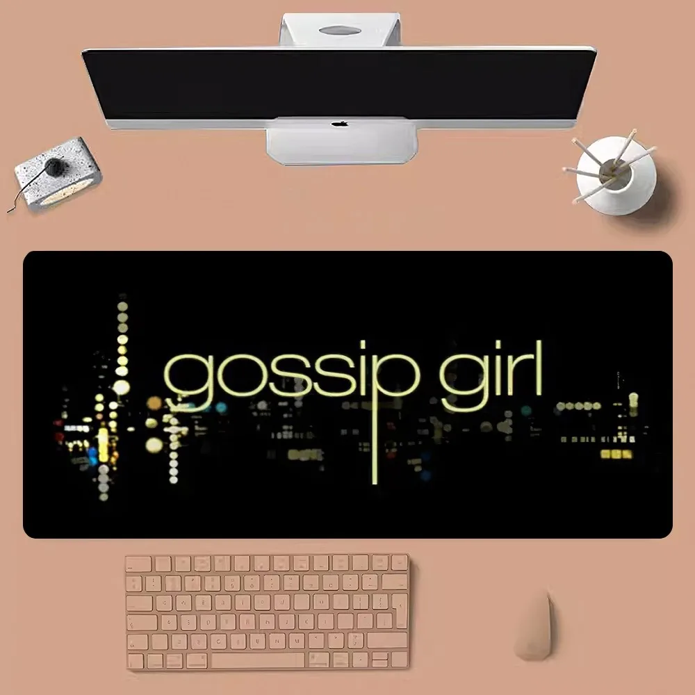 G-gossip Girl-alfombrilla de ratón grande para Gaming Computer, teclado de PC, alfombrilla de ratón