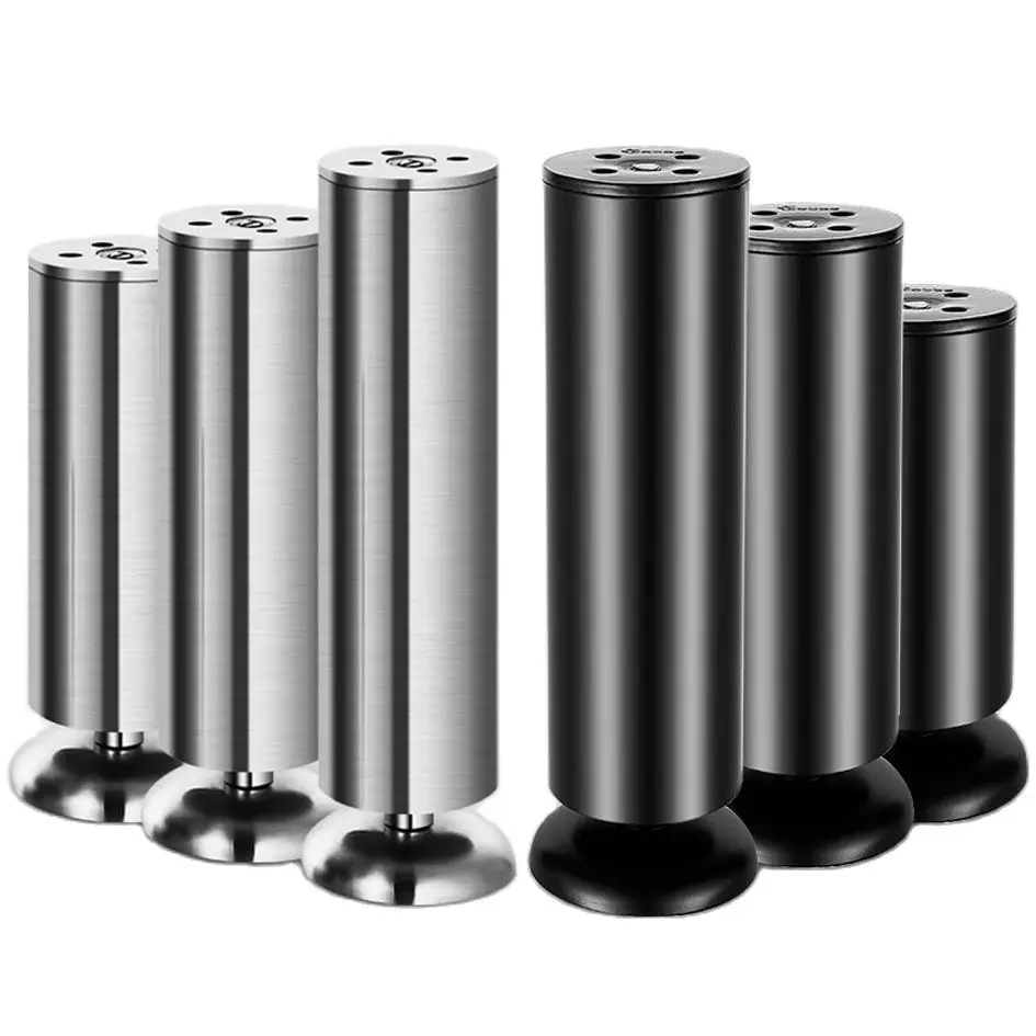 Patas ajustables de acero inoxidable para muebles de cocina, almohadilla para sofá, mesa de café, habitación, cama, 1 unidad